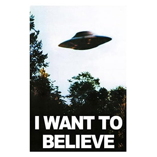 The X-Files I Want to Believe TV Art Poster No Frame (24 x 36)