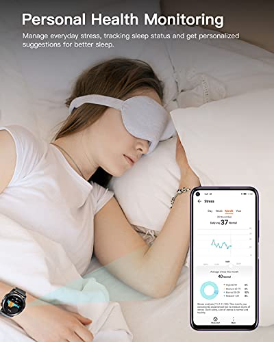 HONOR-Smartwatch-Magic-Watch-2-46mm-hasta-2-Semanas-de-Bateria-Pantalla-Tactil-AMOLED-de-139-GPS-15-Modos-Deportivos-Llamadas-Bluetooth-para-Hombre-Mujer-Lino-Marronn