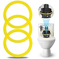 3Pcs Canister Flush Valve Seal for Kohler, Toilet Tank Parts GP1059291 Flush Valve Seal, Silicone Gasket Replacement Parts Toilet Seal Ring