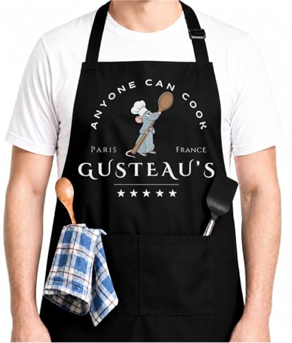 365RUSTIC Anyone Can Cook Funny Aprons for Men, Movie Themed BBQ Apron - Birthda