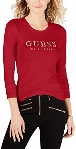 red leather jacket guess