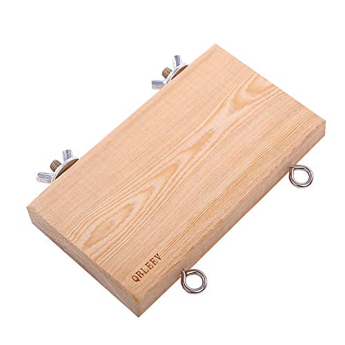 image for QBLEEV Natural Wood Pet Parrot Perch Stand for Bird Cage，Small Anima