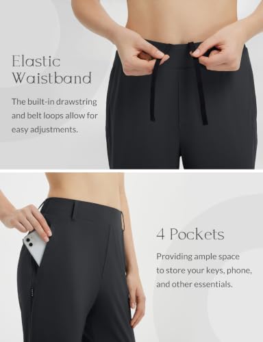 Image of baleaf Women's Golf Pants Work Casual Travel Lightweight