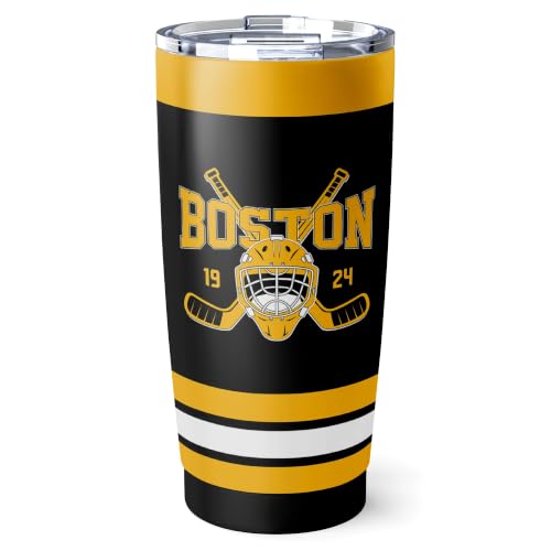 Image of ANTKING Boston Tumbler 20oz Custom Name Number Travel Mug Gifts | Stainless Steel Insulated Coffee Cup for Men Women