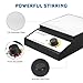 ANZESER Magnetic Stirrer with 4 Stir Bars, Stir Plate with Stir Bar Retriever, 3000mL Magnetic Stir Plate, 100-3000RPM Magnetic Mixer (NO Heating)