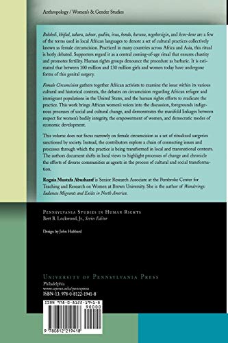 Female Circumcision: Multicultural Perspectives