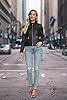 Fahsyee Women's Faux Leather Jackets,Black Crop Pe... #1