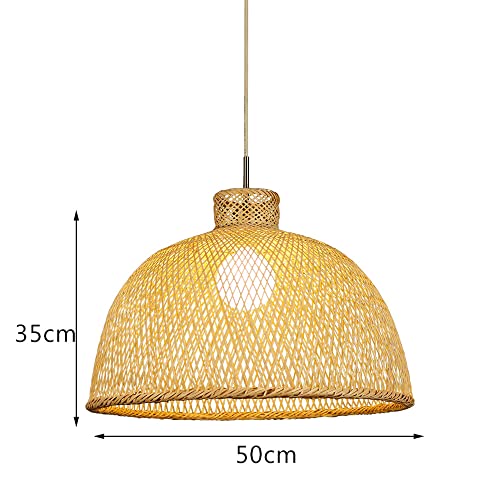 Lampe de plage moderne TOVÉ suspension bambou design - 4