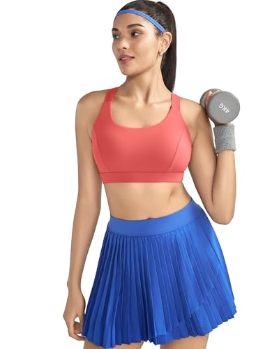 Image of RUNNING GIRL Sports Bras for Women,Seamless Strappy Sports Bra High Support Crisscross Back with Removable Pads