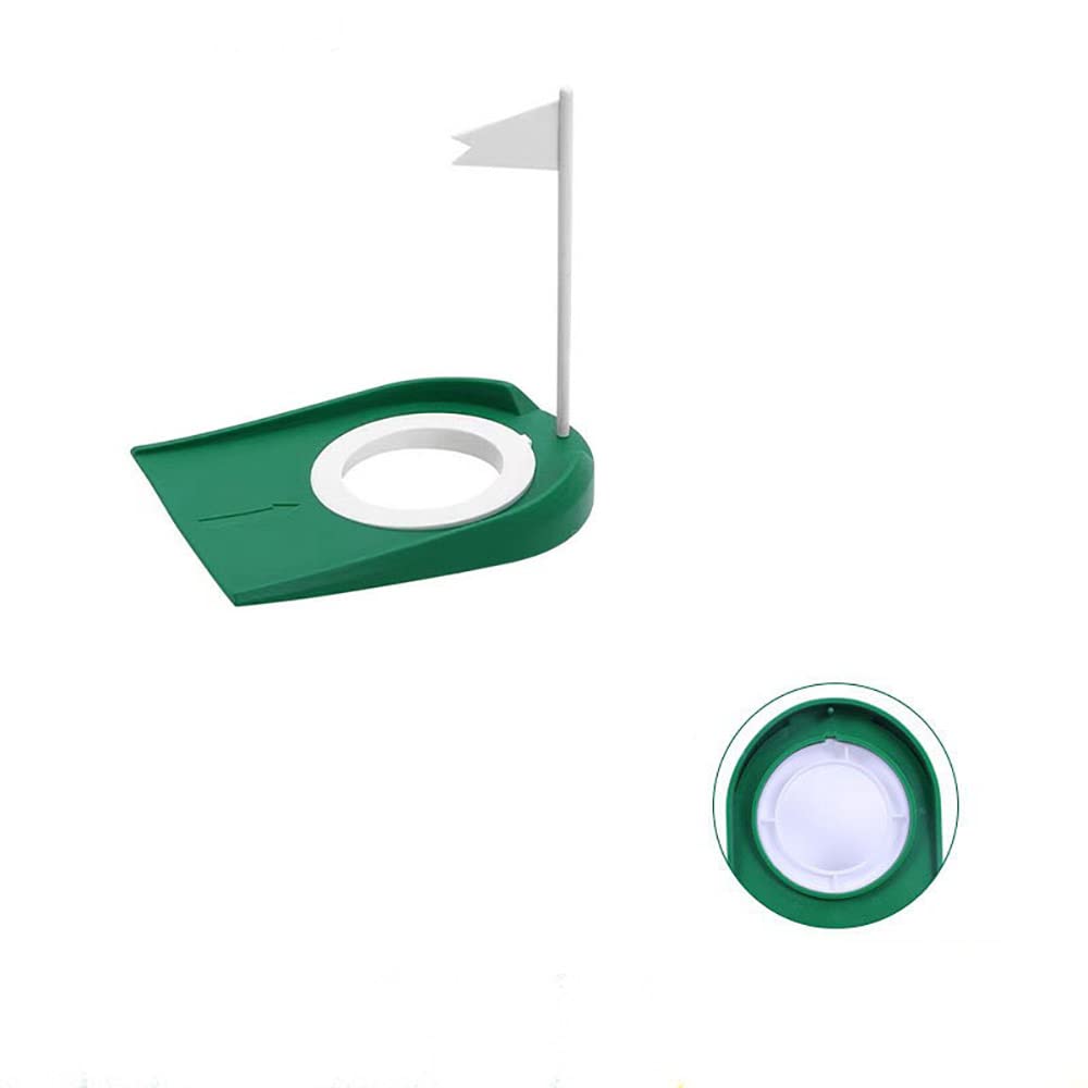 Lot de 2 drapeaux d'entraînement pour la tasse de golf - Intérieur ou extérieur