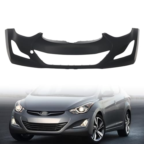 Front Bumper Cover Primed Compatible with 2014-2016 Elantra #HY1000204
