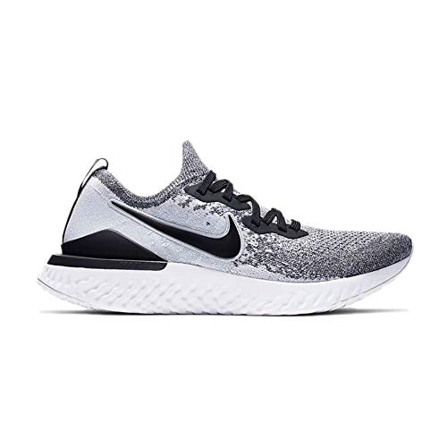 Nike Epic React Flyknit 2 Men's Running Shoe White/Black-Pure Platinum 10.0