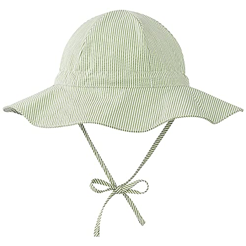 Chapéu de sol de bebê infantil chapéu de bebê menina FPS 50+ verão crianças praia aba larga chapéu b