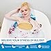 Luxury Bath Pillow with Suction Cups, Extra Large Jellyfish Design Mesh Bathtub Pillow for Neck and Back Support, Relaxing Spa Quality Bath Pillow for Women