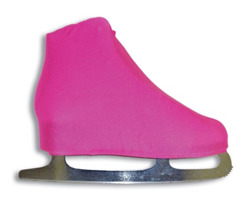 A&R Sports Lycra Ice Skate Boot Covers, Neon Pink