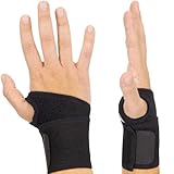 Vive Wrist Wraps Brace - Tendonitis Support for Carpal Tunnel Arthritis - Sprained Pain Protection...