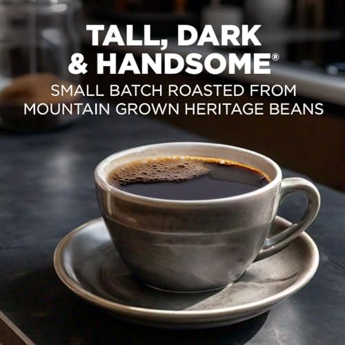 Maud's Dark Roast Instant Coffee, 26 ct, 100% Arabica Coffee, Instant Hot or Iced Coffee - Just add water