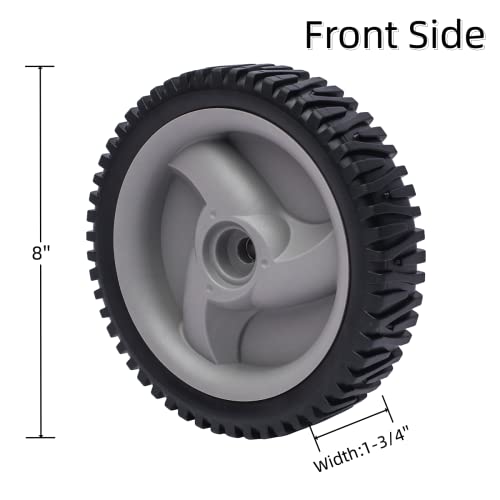 2 Pack Mower Front Drive Wheels For Craftsman Husqvarna 194231X460 401274X460 583719501 Wheel 8" X1-3/4 #TOP1