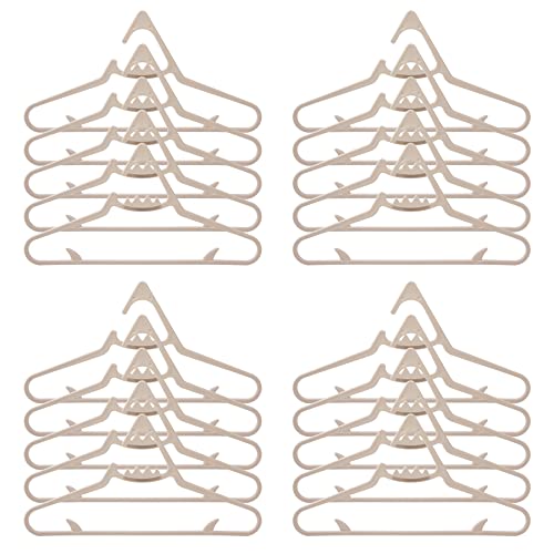 Dmiella 20 Pack Small Children's Plastic Hangers, 12.8