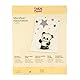 Herding Fynn Babydecke, Panda Motiv, 75 x 100 cm, Microfaserflausch, Weiß, 75x100x1 cm, 1440201014