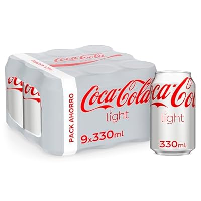 Coca-Cola Light, Refresco sin Azúcar y Sin Calorías Sabor Original- Pack 9 Latas 330 ml | Ya disponible en tu tienda friki favorita! En mundofriki.es! Coca-Cola Light, Refresco sin Azúcar y Sin Calorías Sabor Original- Pack 9 Latas 330 ml | Ya disponible en tu tienda friki favorita! En mundofriki.es!