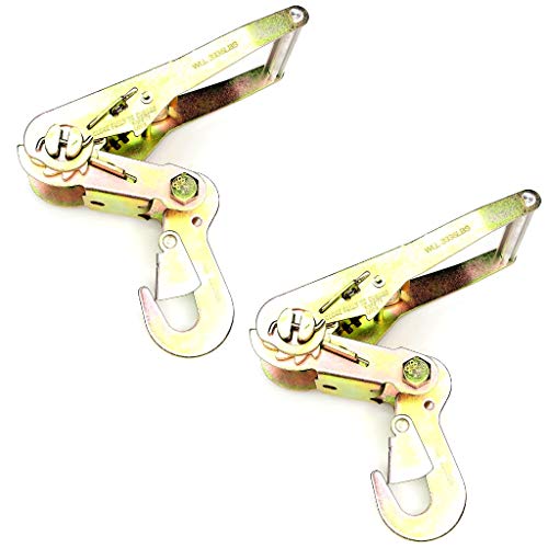 (Pack Of 2) 2-Inch Ratchet With Snap Hook For Any 2 Inch Tie Down Strap #TOP8