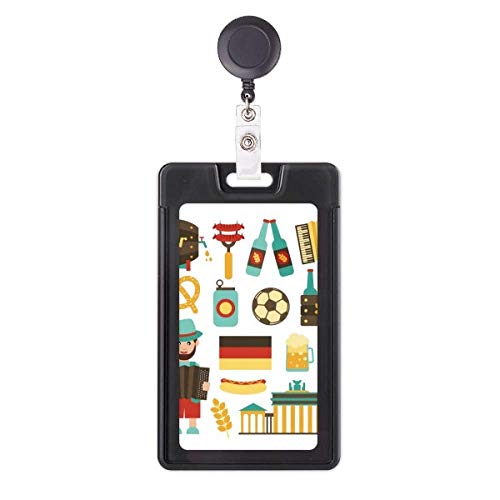 Porte-badge rétractable football bière idéal pour le bureau et matchs