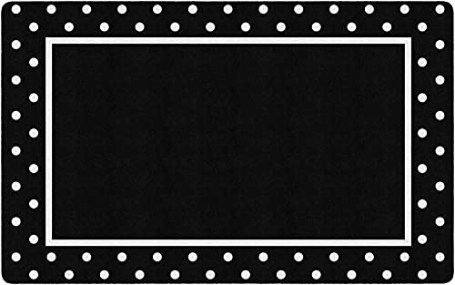Flagship Carpets Schoolgirl Style Simply Stylish Tropical Polka Dot Classroom Area Rug for Indoor Classroom Learning or Kid Bedroom Educational Play Mat, 7'6