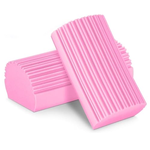 Mr. Goodsy® Pack 2 Damp Duster, Esponja mágica atrapapolvo, Plumero para Limpiar persianas, ventilaciones, radiadores, zócalos, Espejos y telarañas, Atrapa Polvo