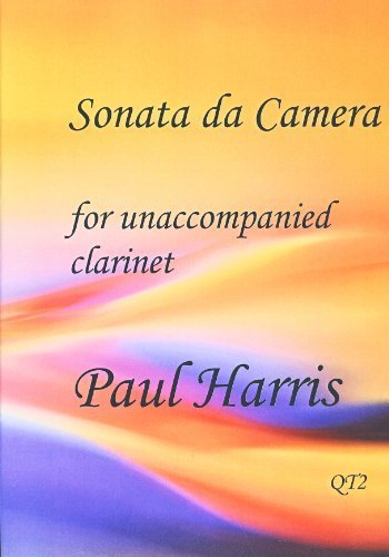 Harris Sonata da Camera Clarinet by HARRIS P. (1998-01-01)      Sheet music