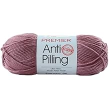 Premier Yarns Anti-Pilling Everyday DK Yarn, Made of Anti-Pilling Acrylic, Ideal Yarn for Crocheting and Knitting, Machine Washable, Lightweight Yarn, Rose, 3.5 oz, 273 Yards