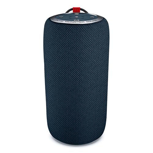 Monster S310 Bluetooth Speaker, Portable Bluetooth Speaker, 30W True Wireless Stereo Pairing Deliver Dynamic Sound, Waterproof Speaker, Bluetooth 5.2 Built-in Mic, 24H, for Family Outdoor