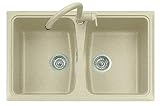 Lavello Cucina 2 Vasche L 79 cm Ultrametal Titanio Spazio SP0792 UM42