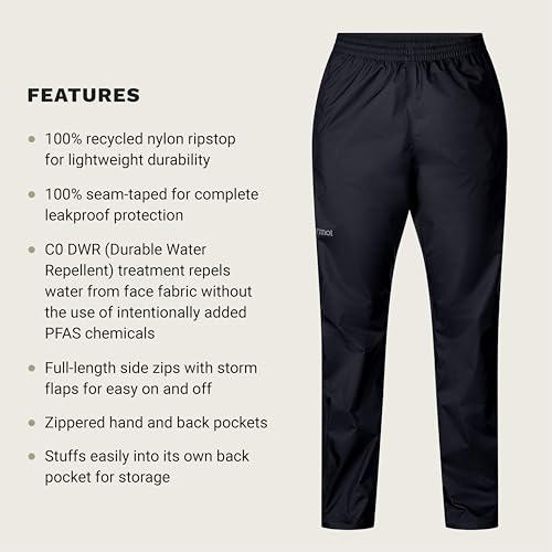 Image of MARMOT Women's PreCip Evo Full Zip Rain Pant