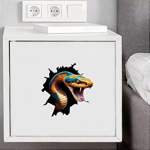 Vinilos decorativos 3D serpiente pack 2 unidades miniatura 6