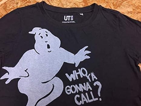 Amazon 240円ユニクロ Uniqlo Ut 半袖tシャツ レディース ゴーストバスターズ コラボ 映画 オバケ 幽霊 ビッグプリント M グレー Tシャツ カットソー 通販
