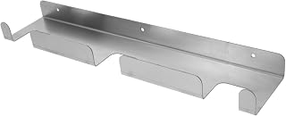 LIFKOME Stainless Steel Pizza Mount Kitchen Tool Rack Pot Pan Holder Lids Utensils Hanger Garage Tool Organizer for Cookware