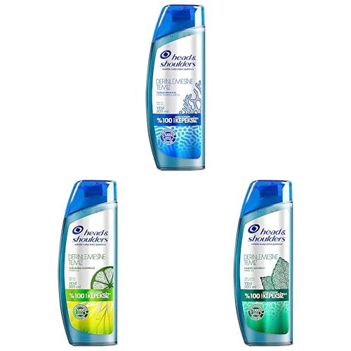 Head & Shoulders Seti | Derinlemesine Temizlik Şampuan Yoğun Ferahlık Deniz Mineralleri 300ml x1 + Derinlemesine Temizlik Şampuan Yağlanma Kontrolü Limon 300ml x1...