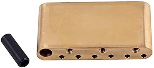 Alnicov 74mm Electric Guitar Brass Tremolo Block For Fender Strat Stratocaster Bridge