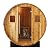 Aurora 2-4 Person Traditional Barrel Sauna