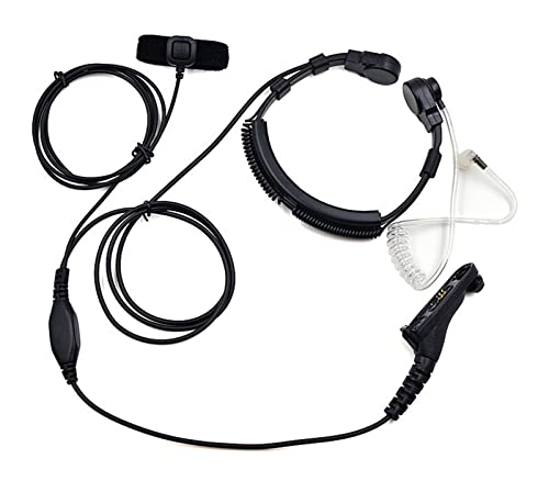 JUSTPENGHUI Uitschuifbare keelmicrofoon headset oortelefoon PTT APX2000 APX6000 APX7000 APX8000 Draagbare… - Image 5