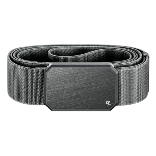 Groove Life Groove Belt, Men's Stretch Belt, Gun Metal/Deep...