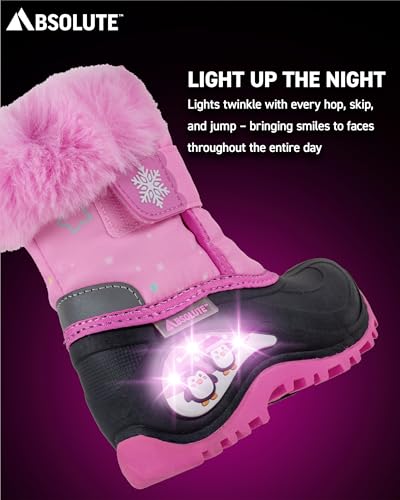 Absolute Stella Toddler Little Kids High Snow Winter Boots, Warm, Insulated, Waterproof Shell2