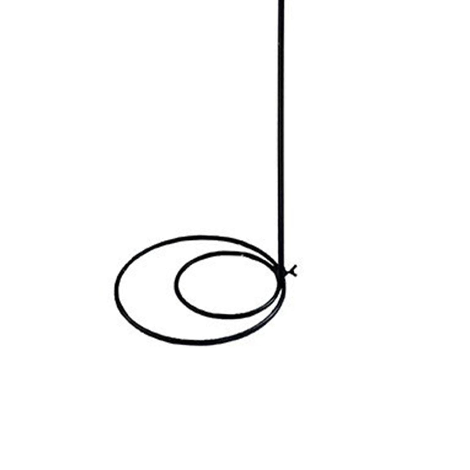 Espositore Gancio per Supporto per Ponte Interno con Base Piatta Gancio in Ferro per ghirlande Segnaletica Luminosa Solare Luci Percorso Vaso