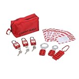 Lockout-Tagout-Set mit Sicherheits-Vorhängeschlössern, Haspen und LOTO-Tags, für elektrische Ventilisolierung, industrielle Gruppenverriegelung, für die Wartung von Einrichtungen und