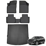 Floor Mats for Volkswagen VW Atlas Cross Sport 2020-2026 (for 5 Passenger)