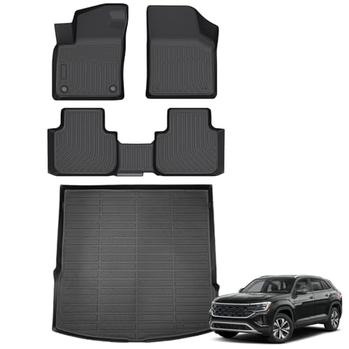 Floor Mats for Volkswagen VW Atlas Cross Sport 2020-2026 (for 5 Passenger)