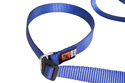 Barkon Guia Unificada Larga Cães Fortes (Azul Royal, 1,20 metros)