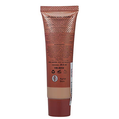 Base Líquida Soft Matte Bege HB-8050 Ruby Rose - Cor B07