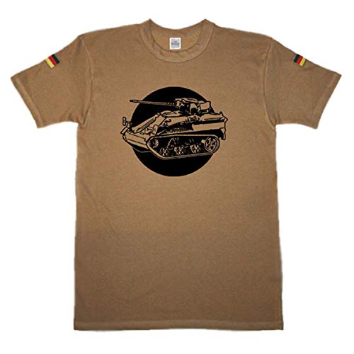 T-shirt Bundeswehr Wiesel 1 BMK haut de gamme en beige M